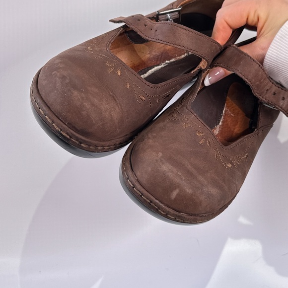 Ariat Womens Caroline Comfort Mary Jane Leather Wedge Brown 7.5 - Picture 6 of 9